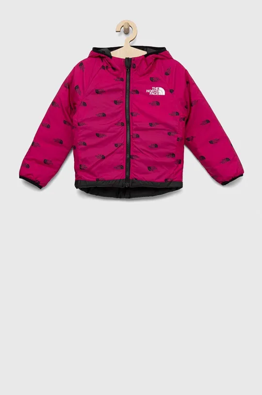 Otroška dvostranska jakna The North Face roza