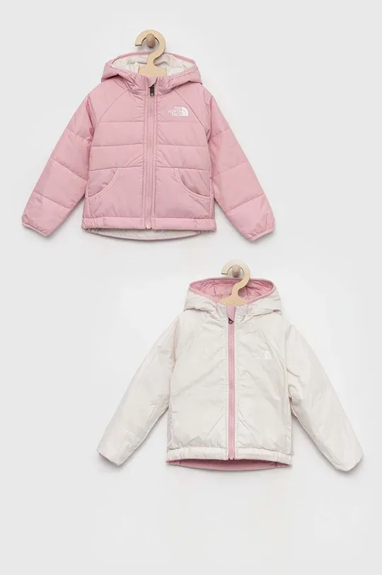 розовый Детская двусторонняя куртка The North Face Для девочек