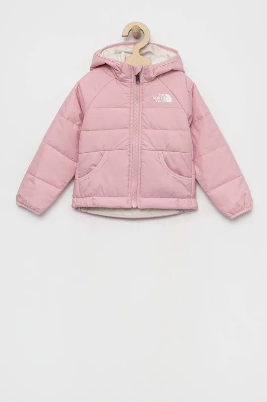 Детская двусторонняя куртка The North Face розовый