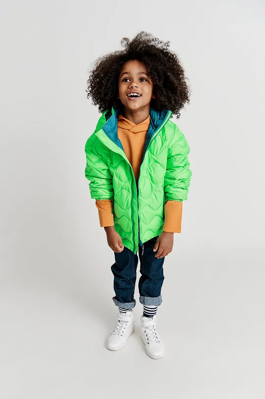 πράσινο Παιδικό μπουφάν με πούπουλα Reima Παιδικά