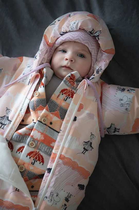 Ολόσωμη φόρμα μωρού Reima πορτοκαλί
