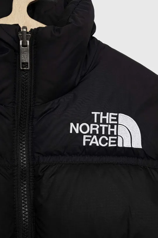 Παιδικό μπουφάν με πούπουλα The North Face μαύρο