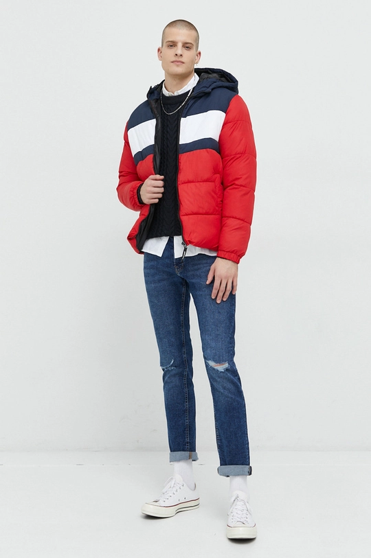 Jack & Jones kurtka czerwony