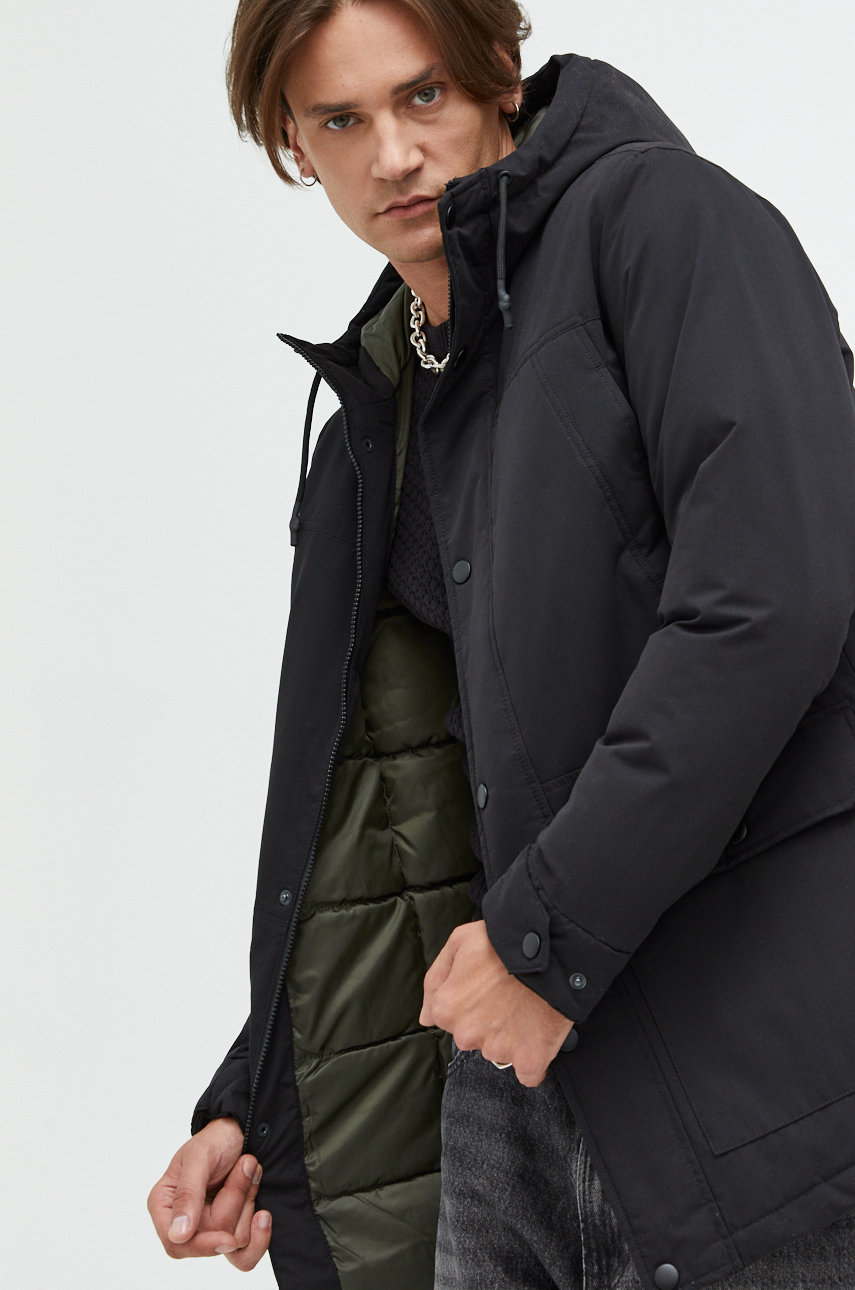 Куртка Jack & Jones мужская цвет чёрный зимняя | ANSWEAR.ua