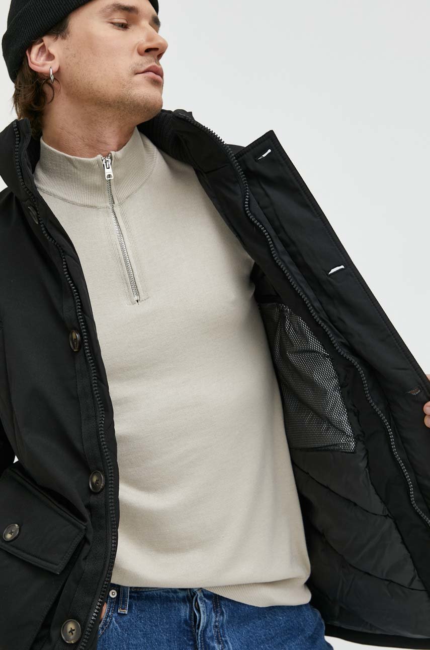 Tom Tailor kurtka męska kolor czarny zimowa | Answear.com