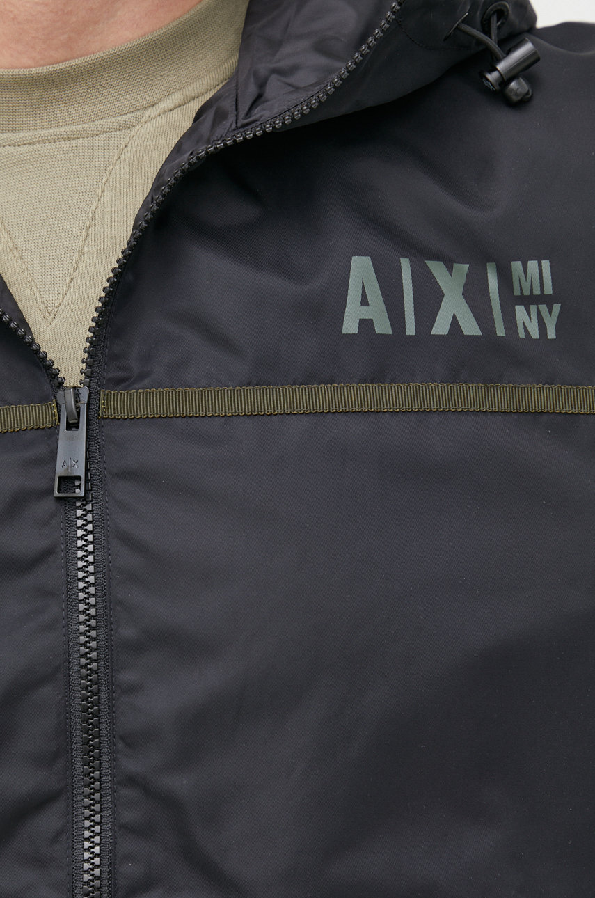 Куртка Armani Exchange мужская цвет чёрный переходная | ANSWEAR.ua