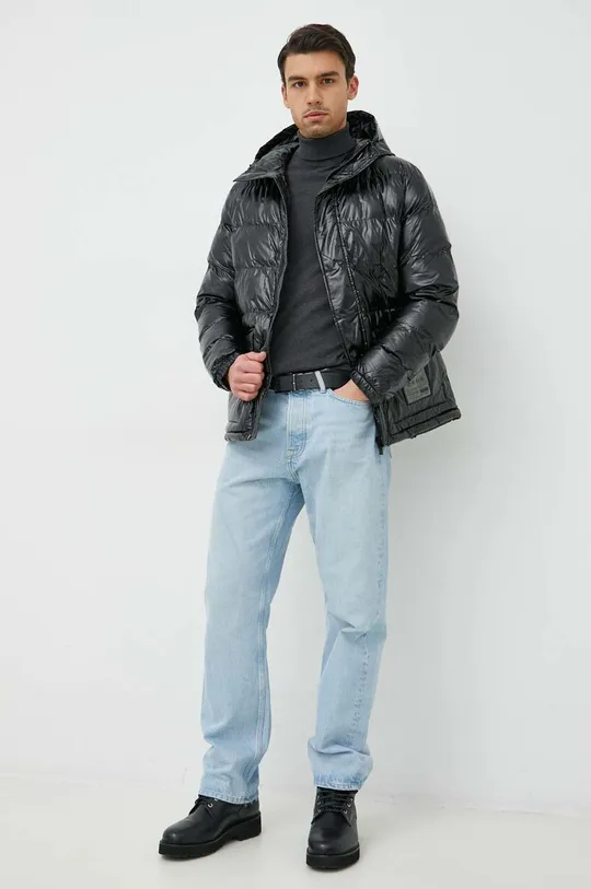 czarny Karl Lagerfeld kurtka
