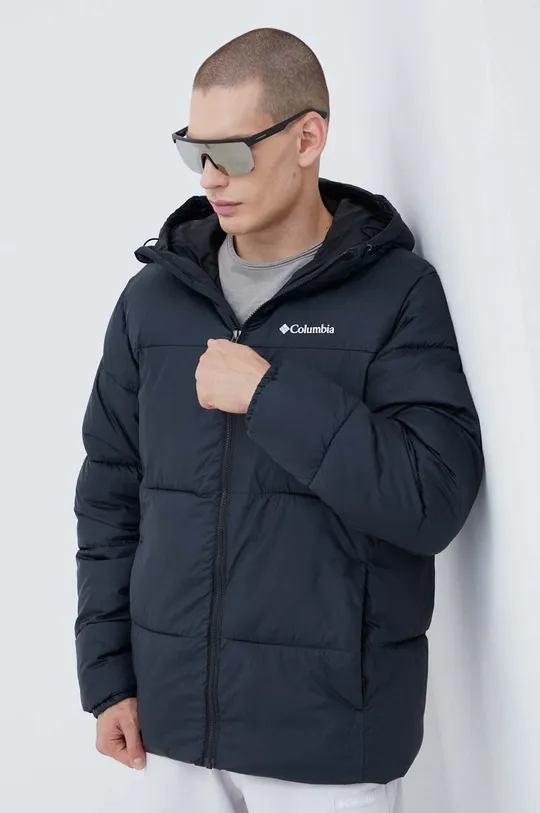 Columbia geacă Puffect Hooded Jacket negru