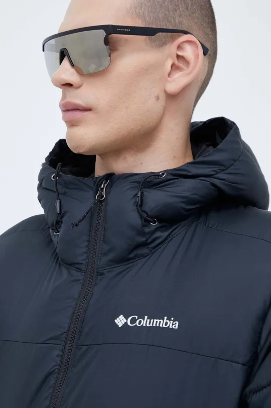 black Columbia jacket Puffect Hooded Jacket