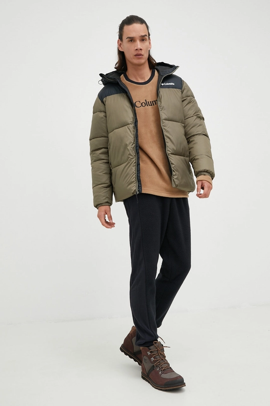 Яке Columbia Puffect Hooded Jacket зелен