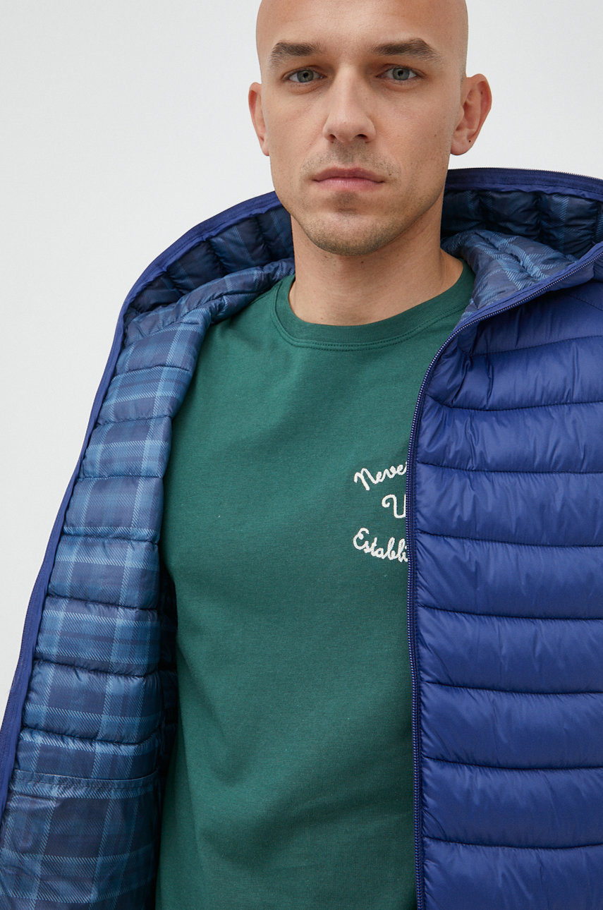 Save The Duck kurtka męska kolor niebieski przejściowa | Answear.com
