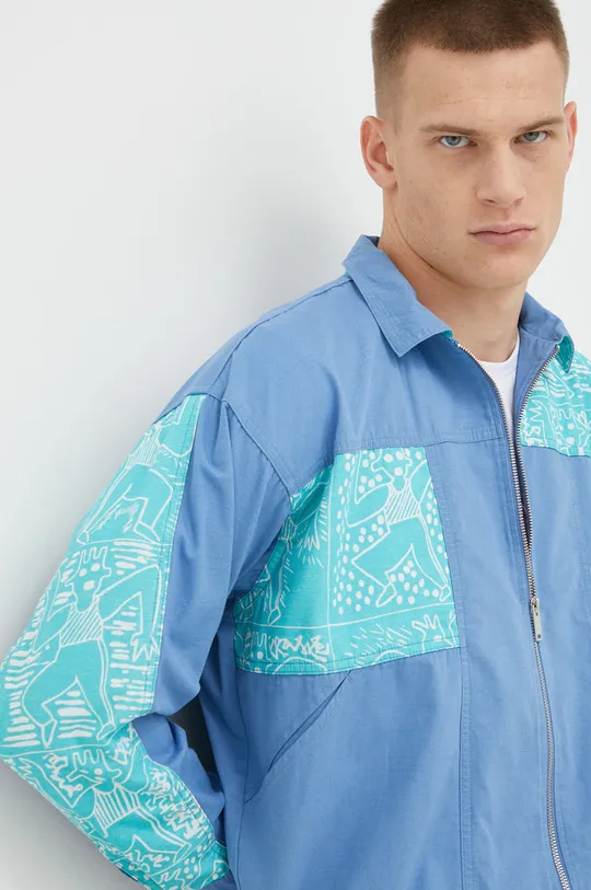 modrá Bunda Quiksilver X Stranger Things Pánsky