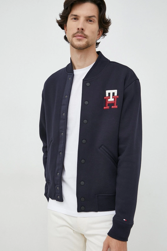 granatowy Tommy Hilfiger bluza Męski