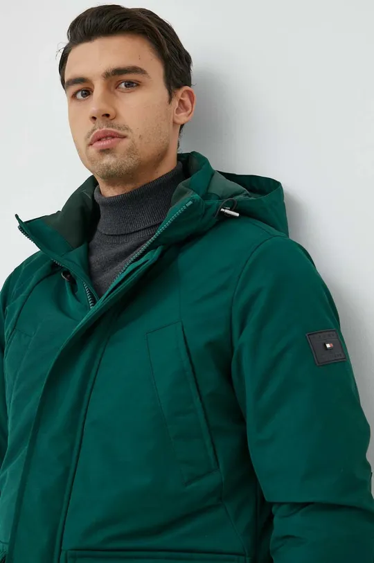зелений Пухова куртка Tommy Hilfiger
