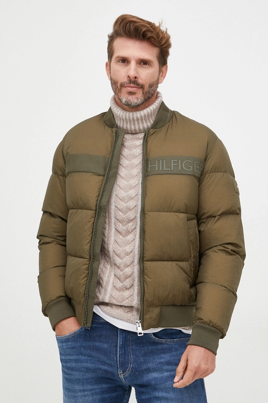 zielony Tommy Hilfiger kurtka bomber Męski