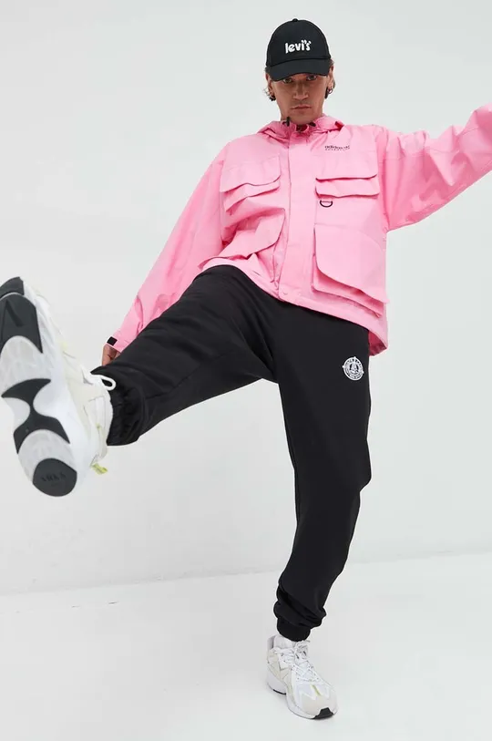 Μπουφάν adidas Originals ροζ