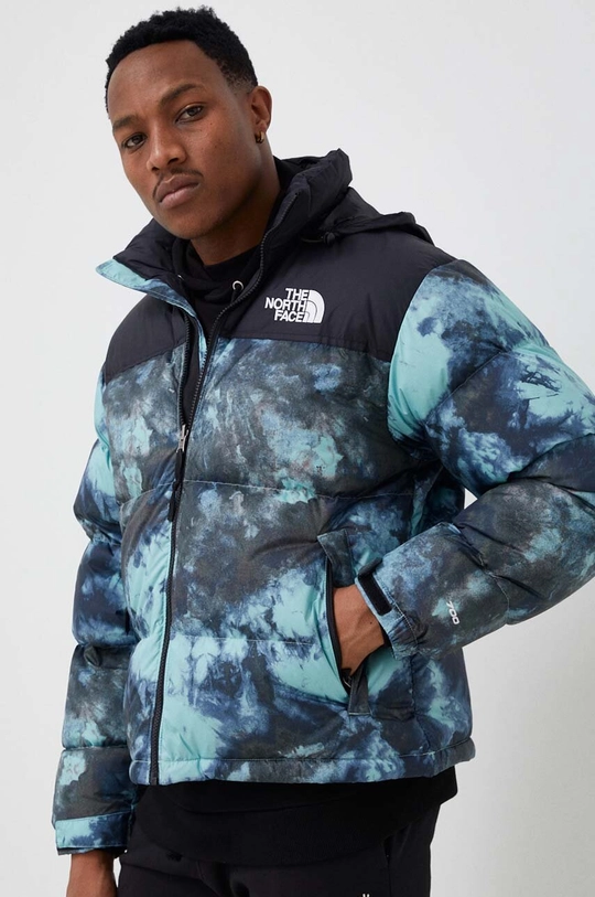 šarena Pernata jakna The North Face m printed 1996 retro nuptse jacket Muški