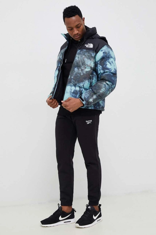 Пухова куртка The North Face m printed 1996 retro nuptse jacket барвистий