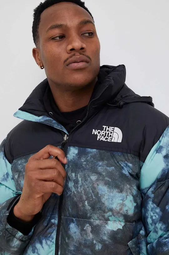 барвистий Пухова куртка The North Face m printed 1996 retro nuptse jacket