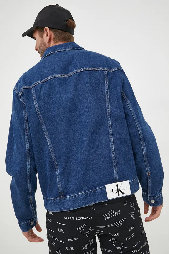 Jeans jakna Calvin Klein Jeans  100% Bombaž
