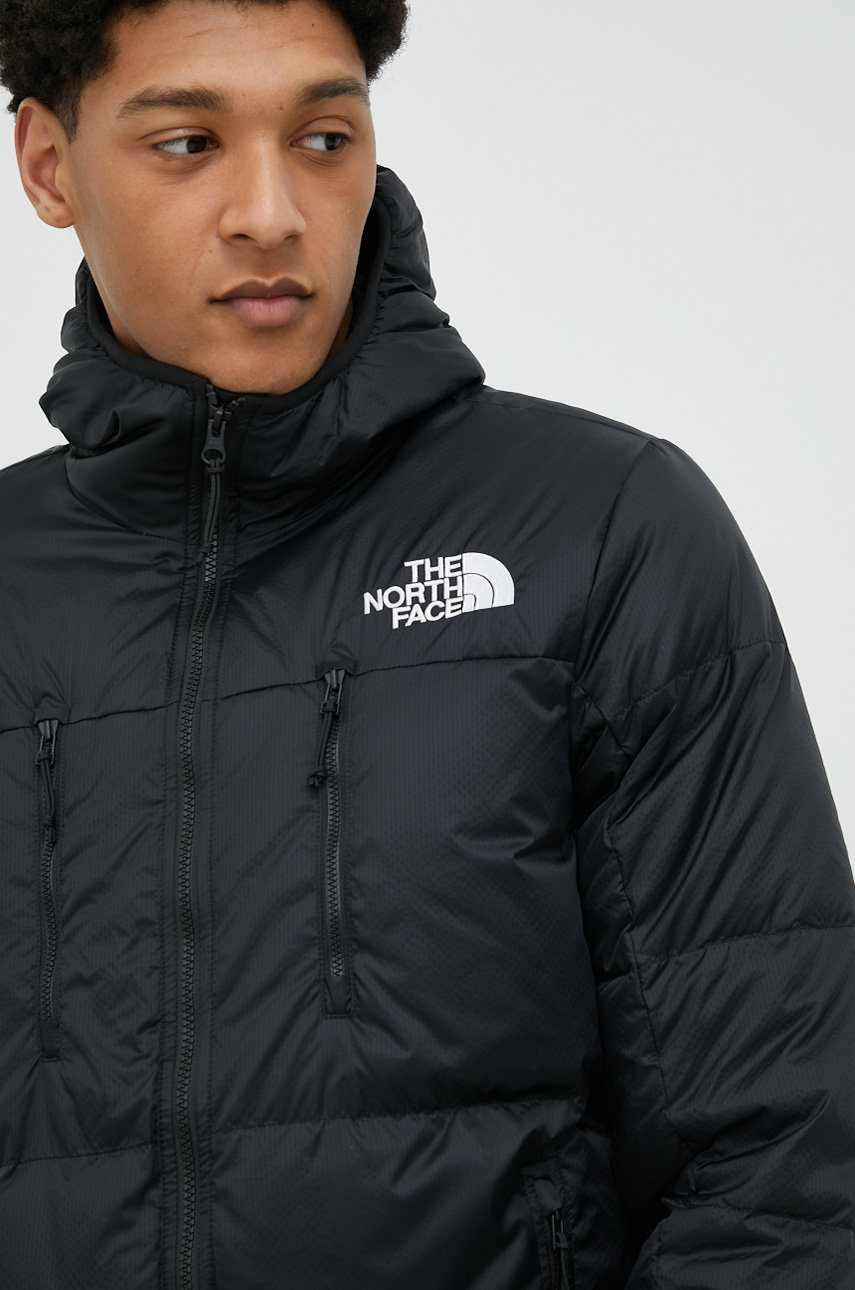 black The North Face down jacket MEN S HIMALAYAN LIGHT DOWN HOODIE