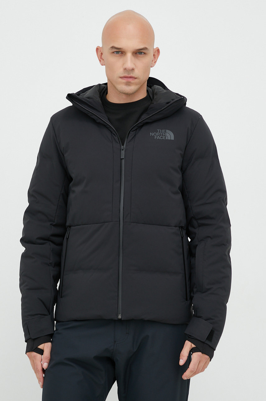 Páperová bunda The North Face MENS CIRQUE DOWN JACKET čierna farba