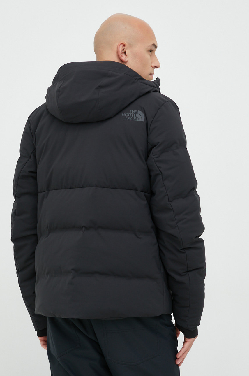Páperová bunda The North Face MENS CIRQUE DOWN JACKET čierna farba