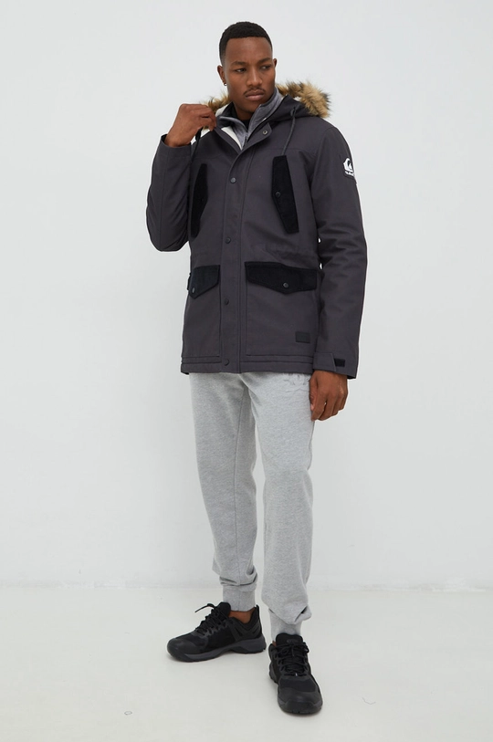 Quiksilver parka granatowy