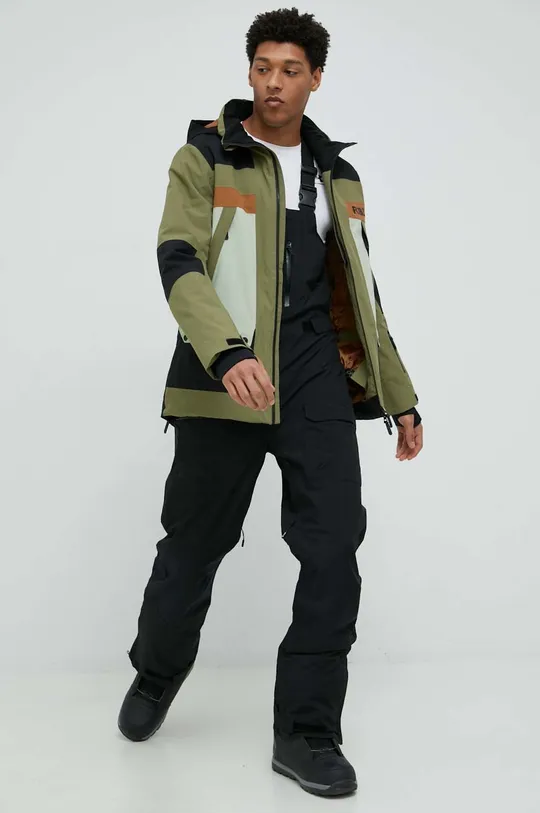 4F snowboardos kabát zöld