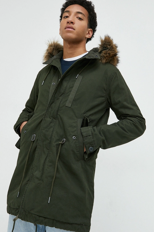 zielony Superdry parka