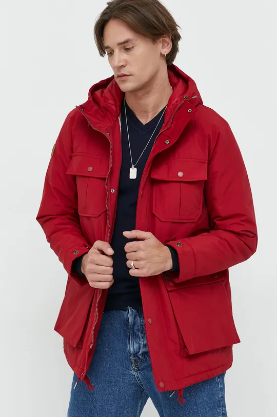 piros Superdry rövid kabát