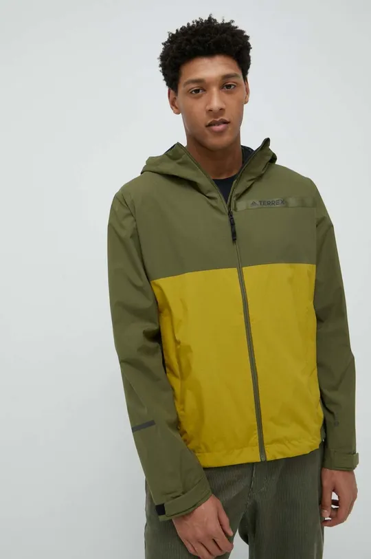 zelena Vodoodporna jakna adidas TERREX Multi Moški