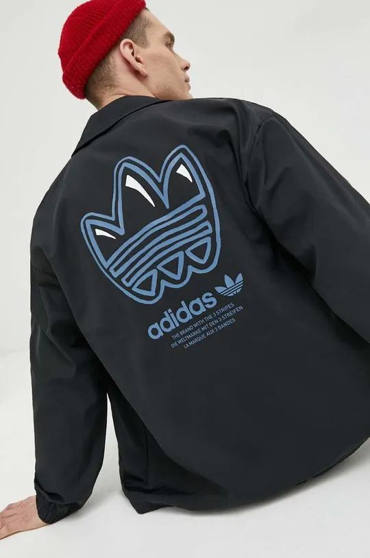 fekete adidas Originals rövid kabát Férfi