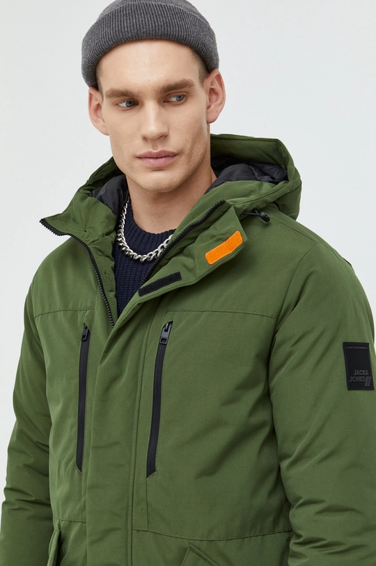 zielony Jack & Jones kurtka JCOBACH