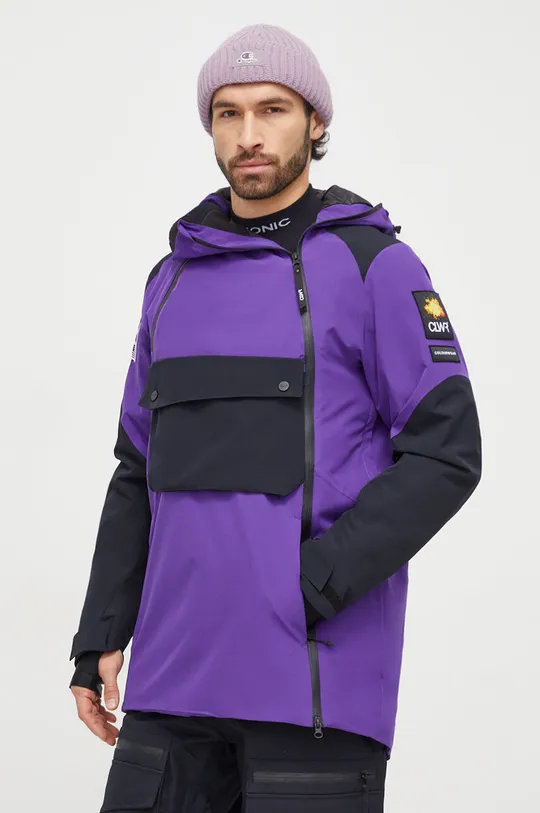 violetto Colourwear giacca Foil Uomo