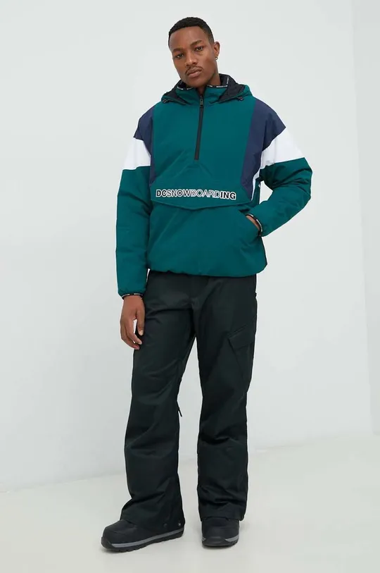 DC giacca da snowboard double face Transition multicolore