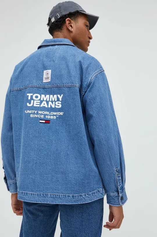 Τζιν μπουφάν Tommy Jeans  100% Βαμβάκι
