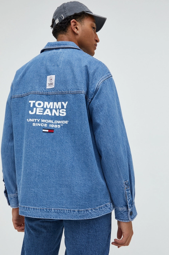 Rifľová bunda Tommy Jeans  100% Bavlna