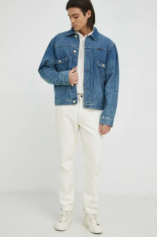 Wrangler kurtka jeansowa x Leon Bridges niebieski