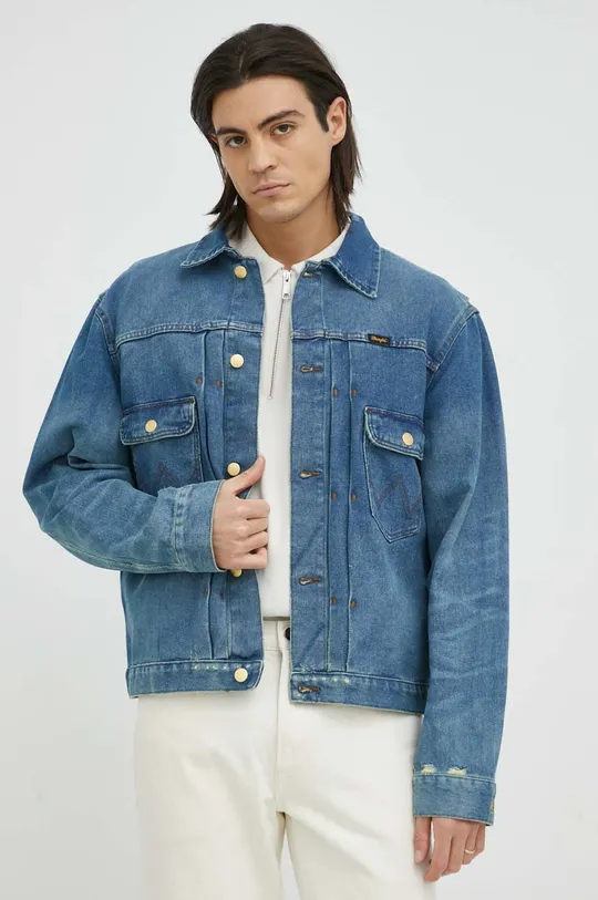 Wrangler kurtka jeansowa x Leon Bridges 100 % Bawełna
