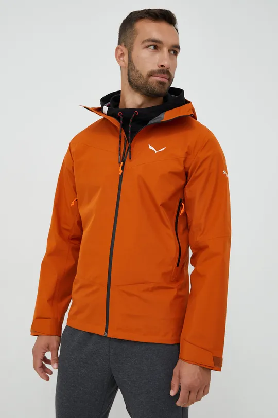 arancione Salewa giacca da esterno Puez GTX Paclite Uomo
