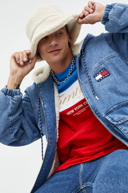 блакитний Куртка Tommy Jeans