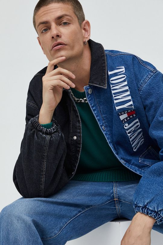 multicolor Tommy Jeans kurtka jeansowa Męski