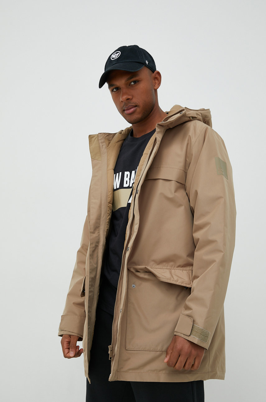 Куртка Jack Wolfskin мужская цвет бежевый зимняя | ANSWEAR.ua