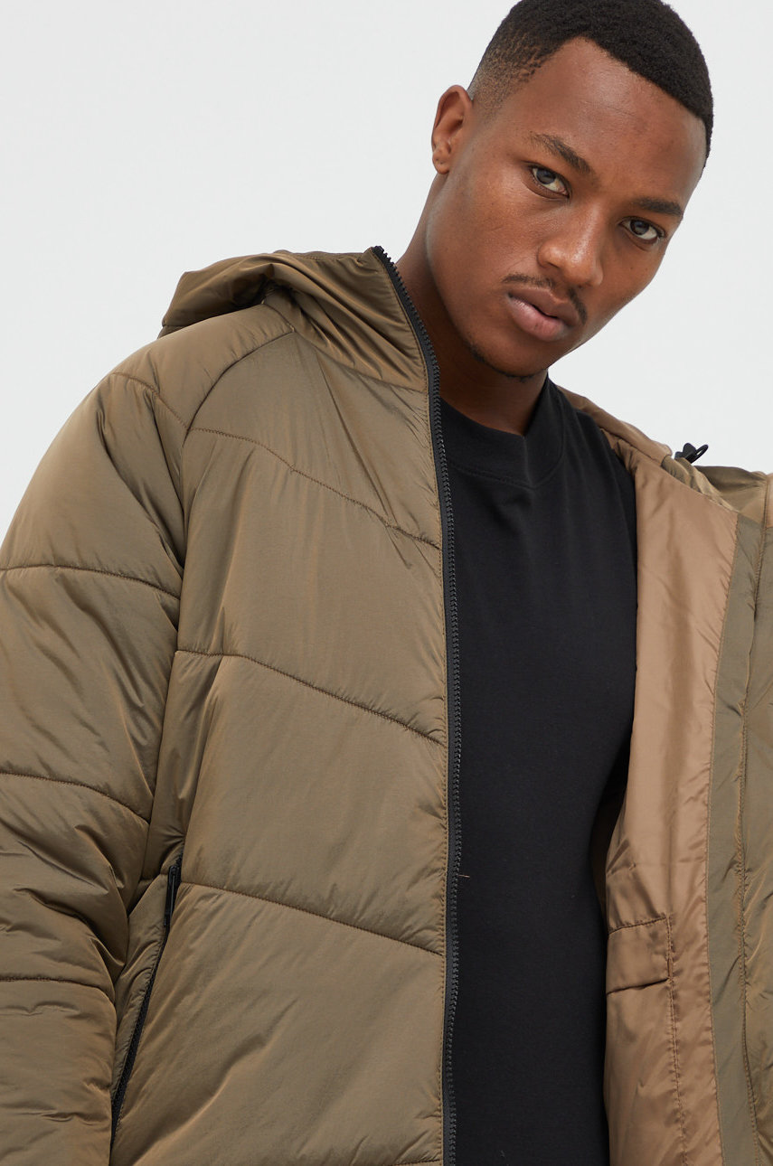 Jack Wolfskin kurtka męska kolor brązowy zimowa | Answear.com