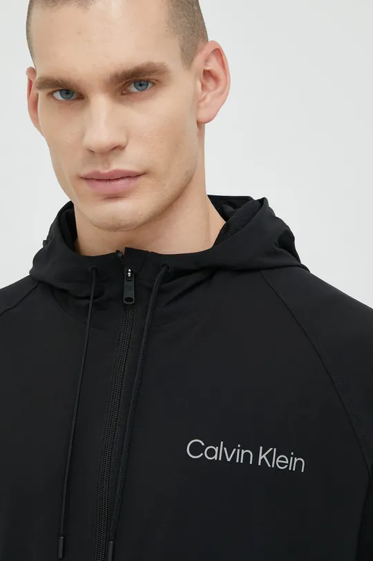 čierna Vetrovka Calvin Klein Performance Ck Essentials
