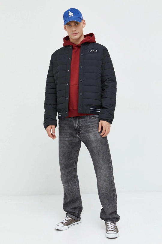 Hollister Co. bomber dzseki fekete