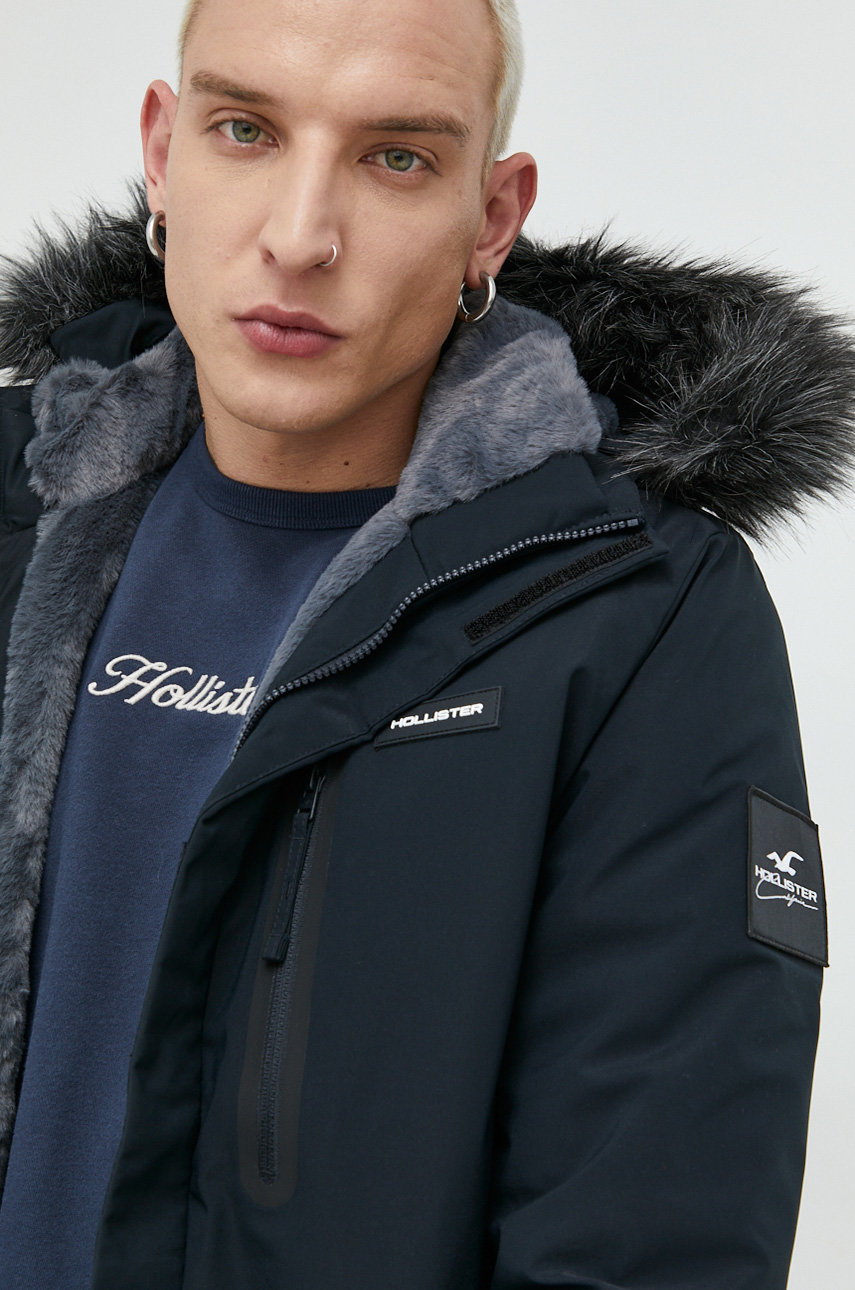černá Bunda Hollister Co.