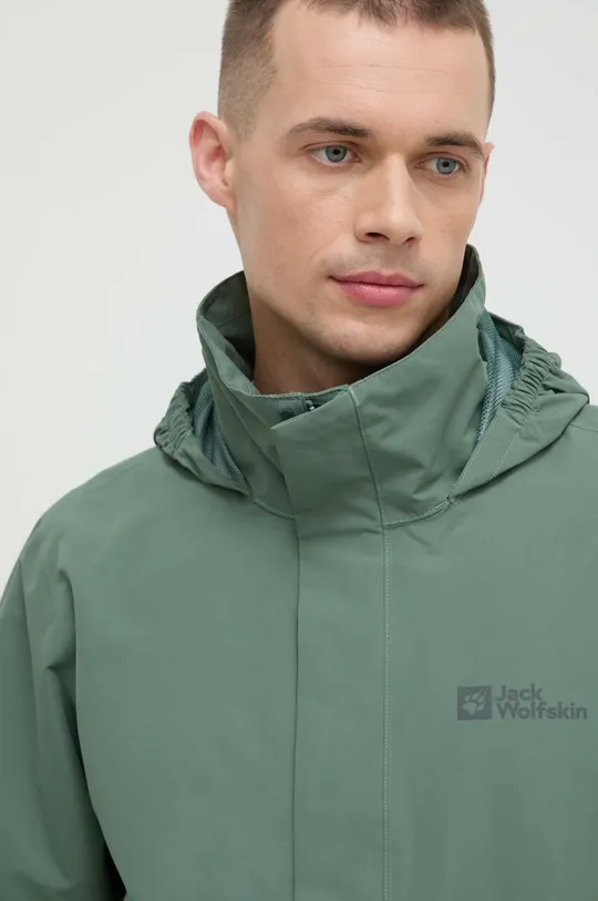 зелёный Куртка outdoor Jack Wolfskin Stormy Point