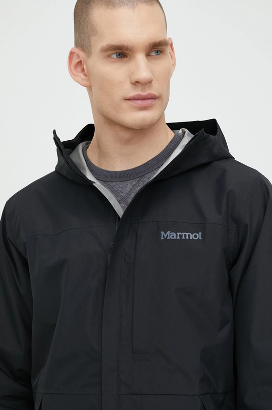 μαύρο Σακάκι εξωτερικού χώρου Marmot Minimalist Gore-tex